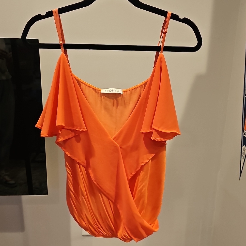 Arden B Orange Camisole Top